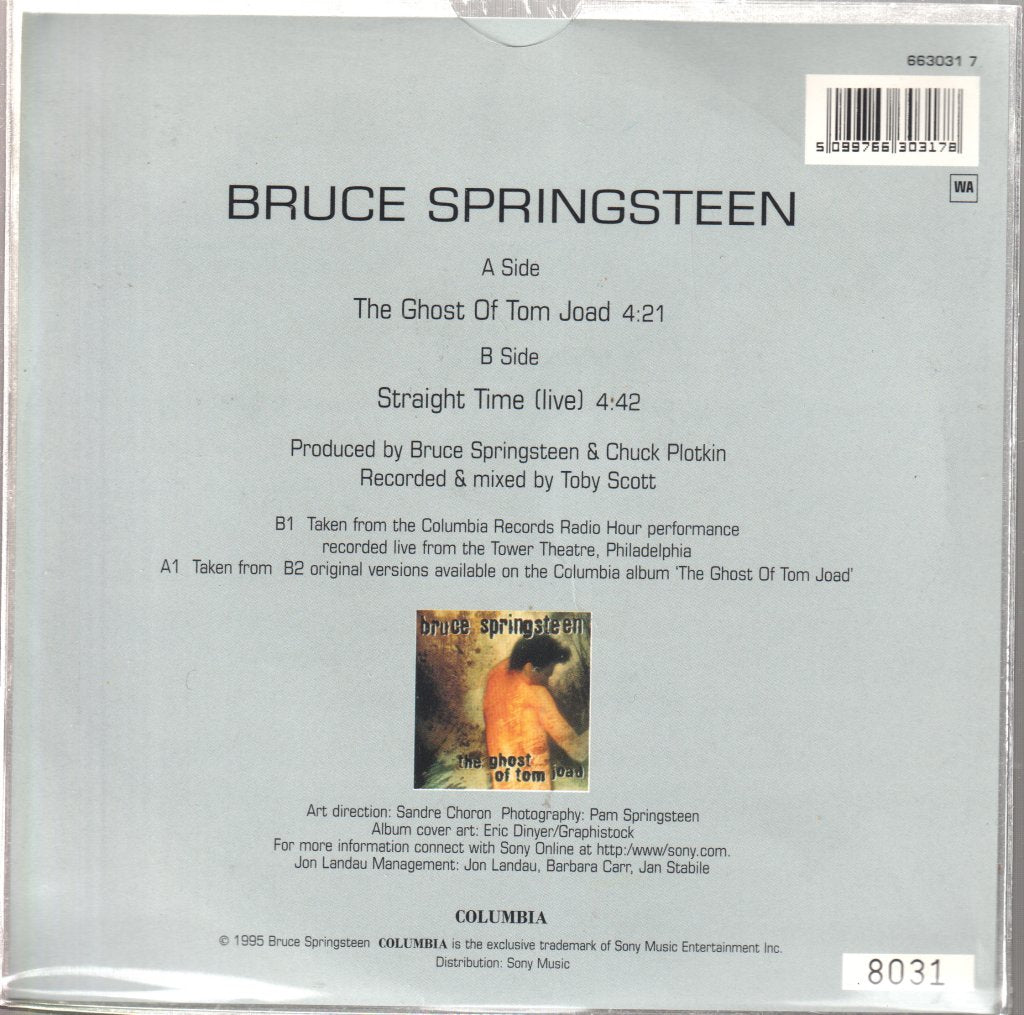 Bruce Springsteen - Ghost Of Tom Joad - 7 Inch