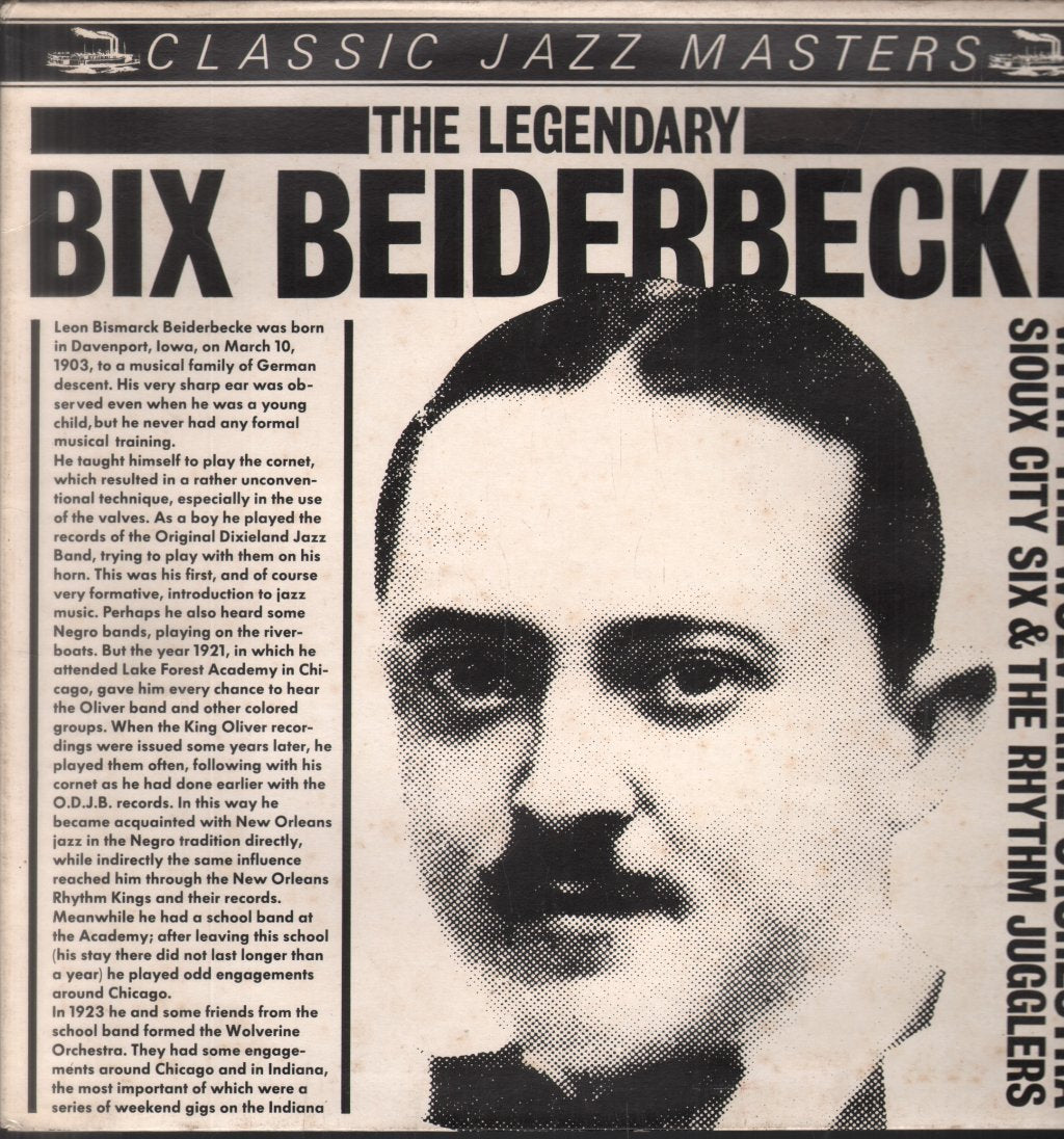 Bix Beiderbecke - Legendary - Lp