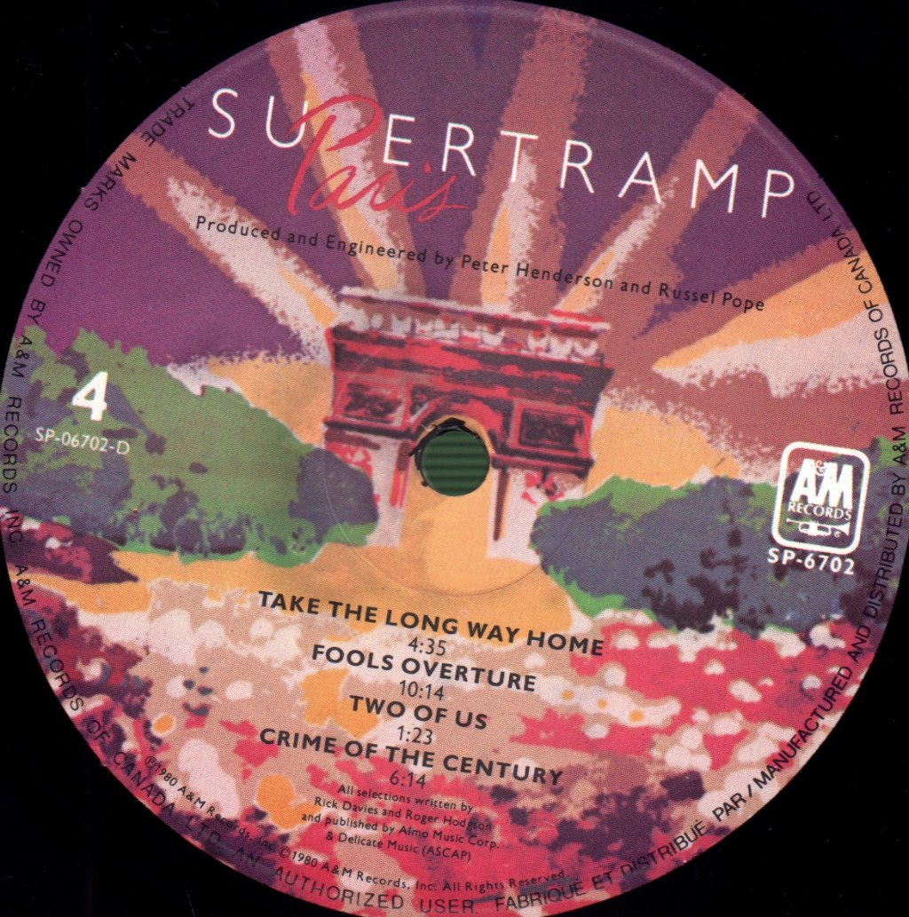 Supertramp - Paris - Double Lp