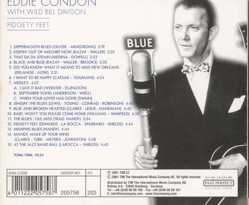 Wild Bill Davison - Fidgety Feet - Cd