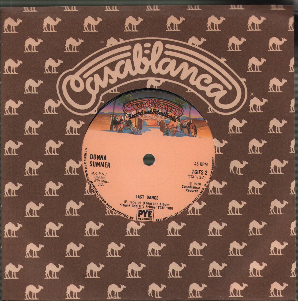 Donna Summer - Last Dance - 7 Inch