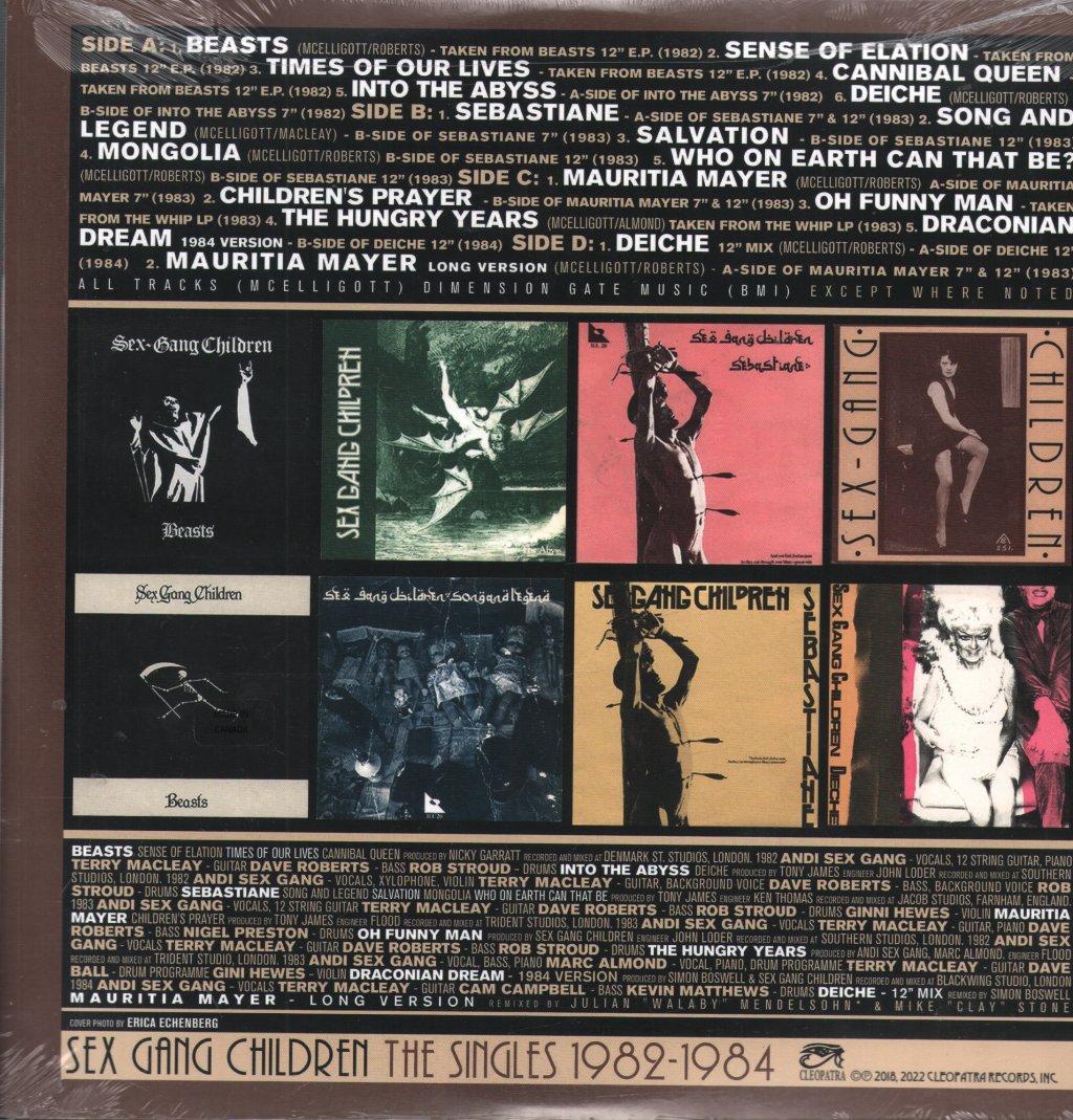 Sex Gang Children - Singles 1982-1984 - Double 12 Inch