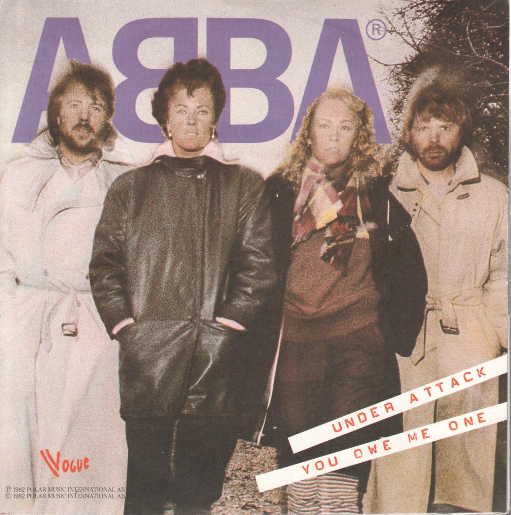 ABBA - Under Attack / You Owe Me One - 7 Inch