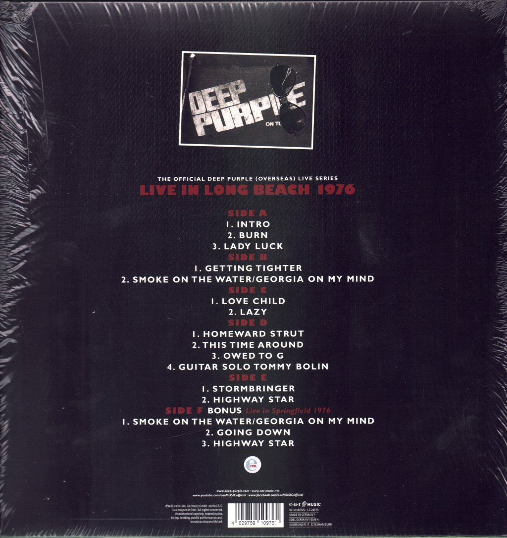 Deep Purple - Long Beach 1976 - Triple Lp