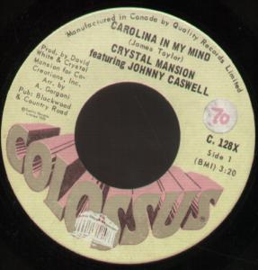 Crystal Mansion - Carolina In My Mind - 7 Inch