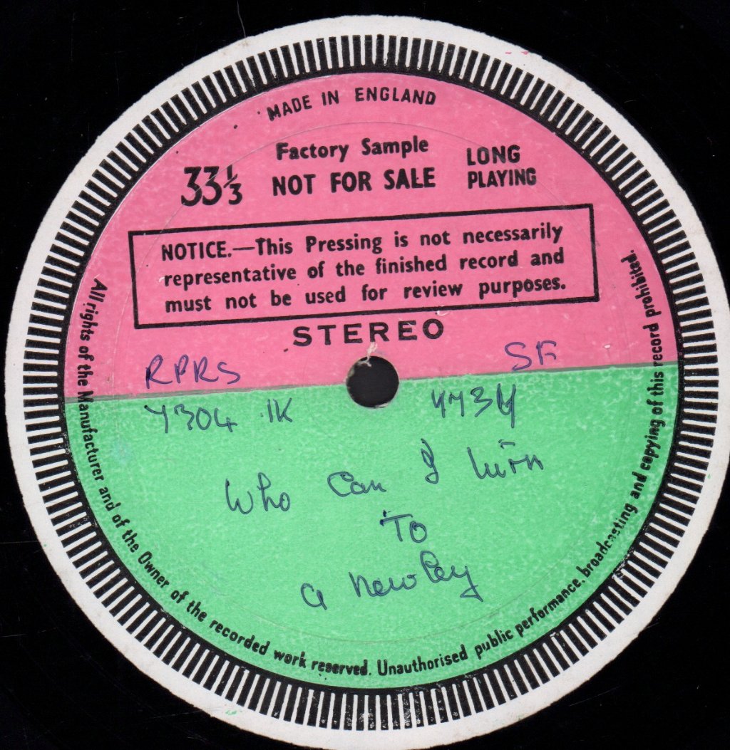 Anthony Newley - Who Can I Turn To When Nobody Needs Me) And Other Songs From The Roar Of Greasepaint - Lp