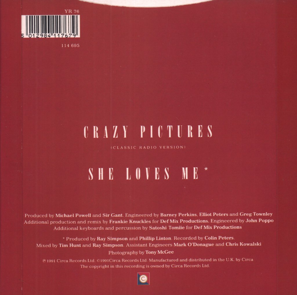 Ray Simpson - Crazy Pictures - 7 Inch