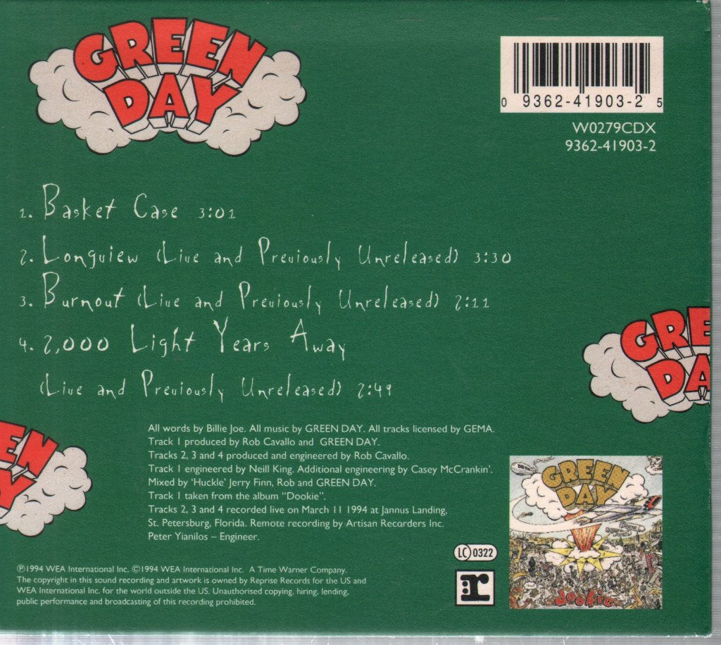 Green Day - Basket Case - Cd