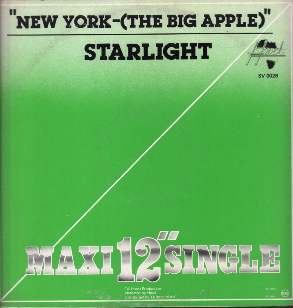 Starlight - New York (The Big Apple) - 12 Inch