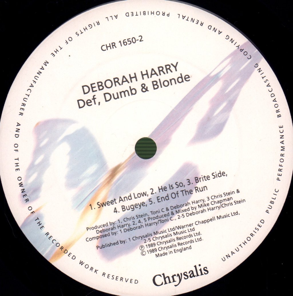 Deborah Harry - Def, Dumb & Blonde - Lp