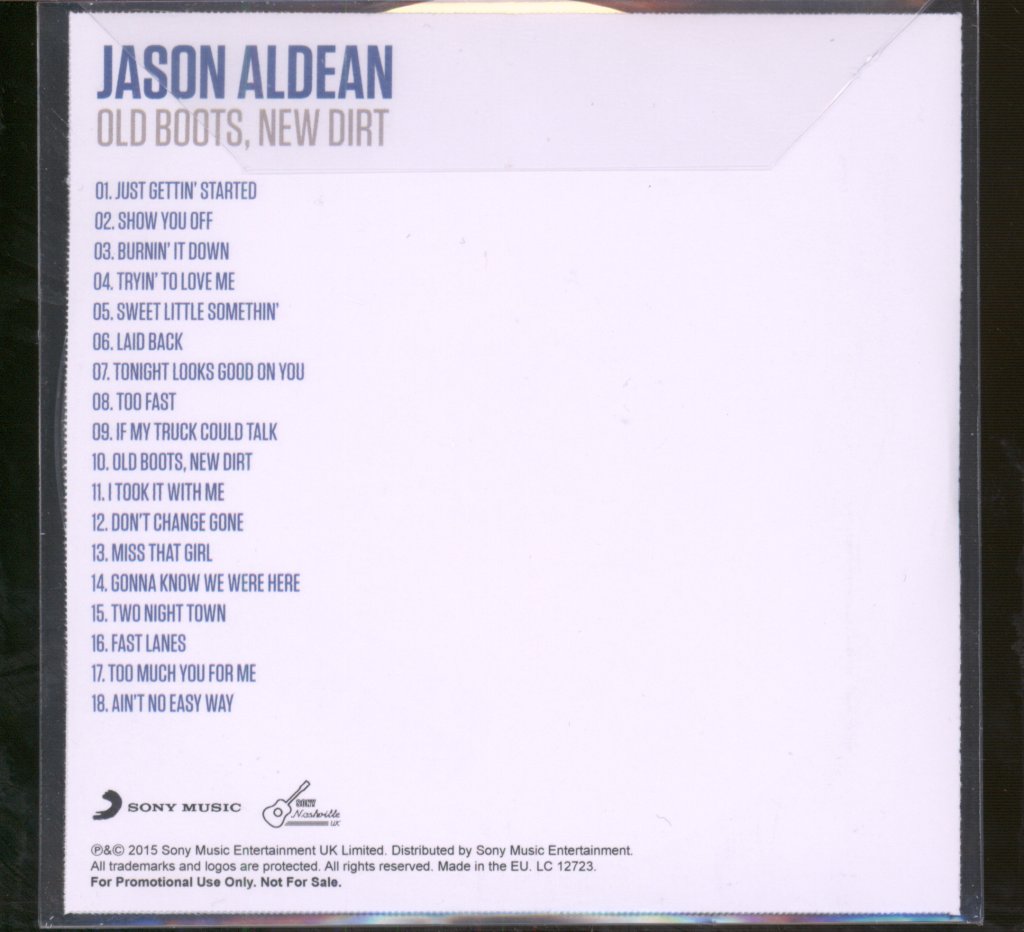 Jason Aldean - Old Boots, New Dirt - Cdr