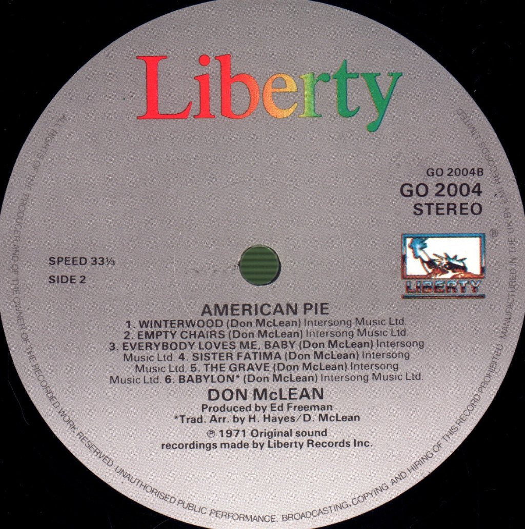 Don McLean - American Pie - Lp