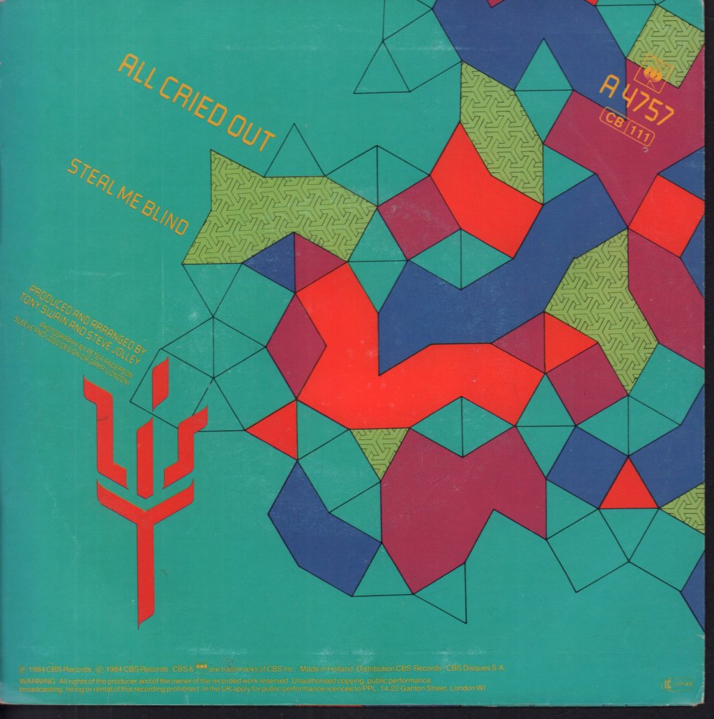 Alison Moyet - All Cried Out - 7 Inch