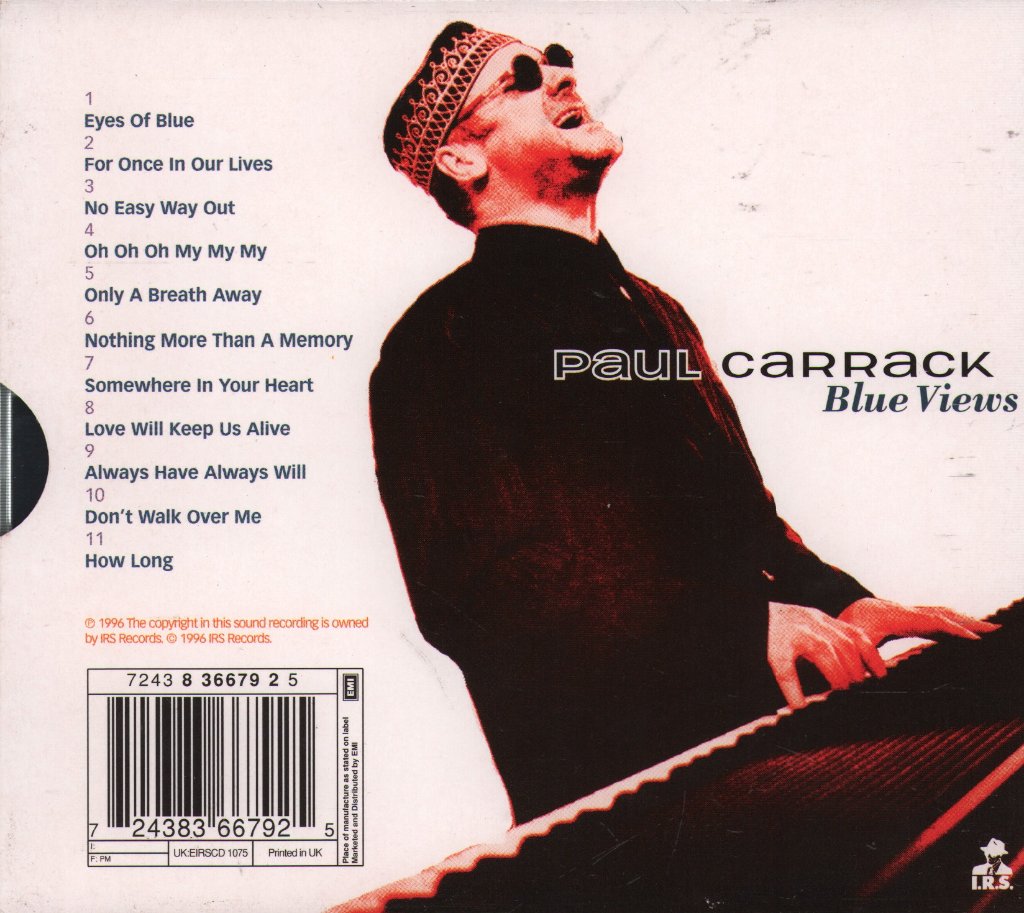 Paul Carrack - Blue Views - Cd