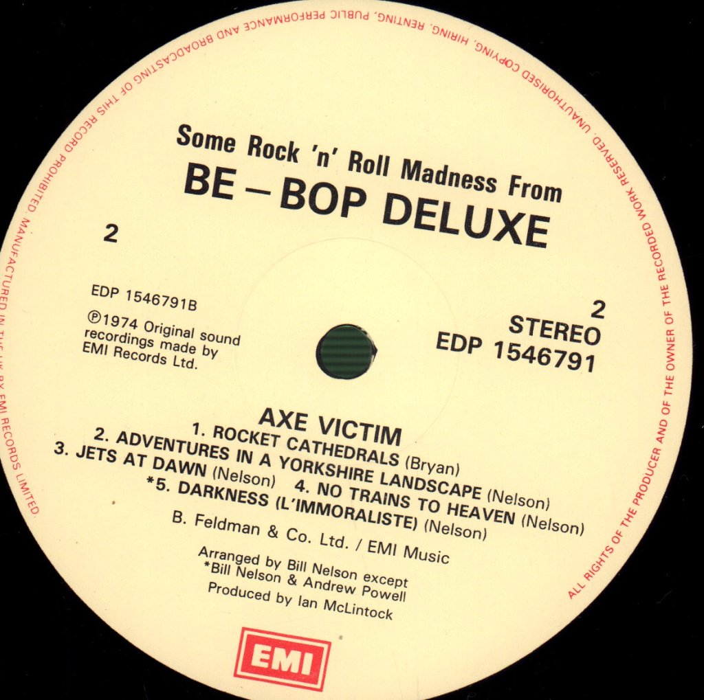 Be Bop Deluxe - Axe Victim / Futurama - Double Lp