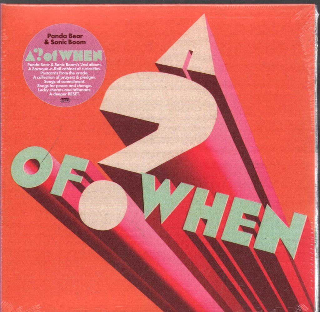 Panda Bear and Sonic Boom - A ? OF WHEN - Cd