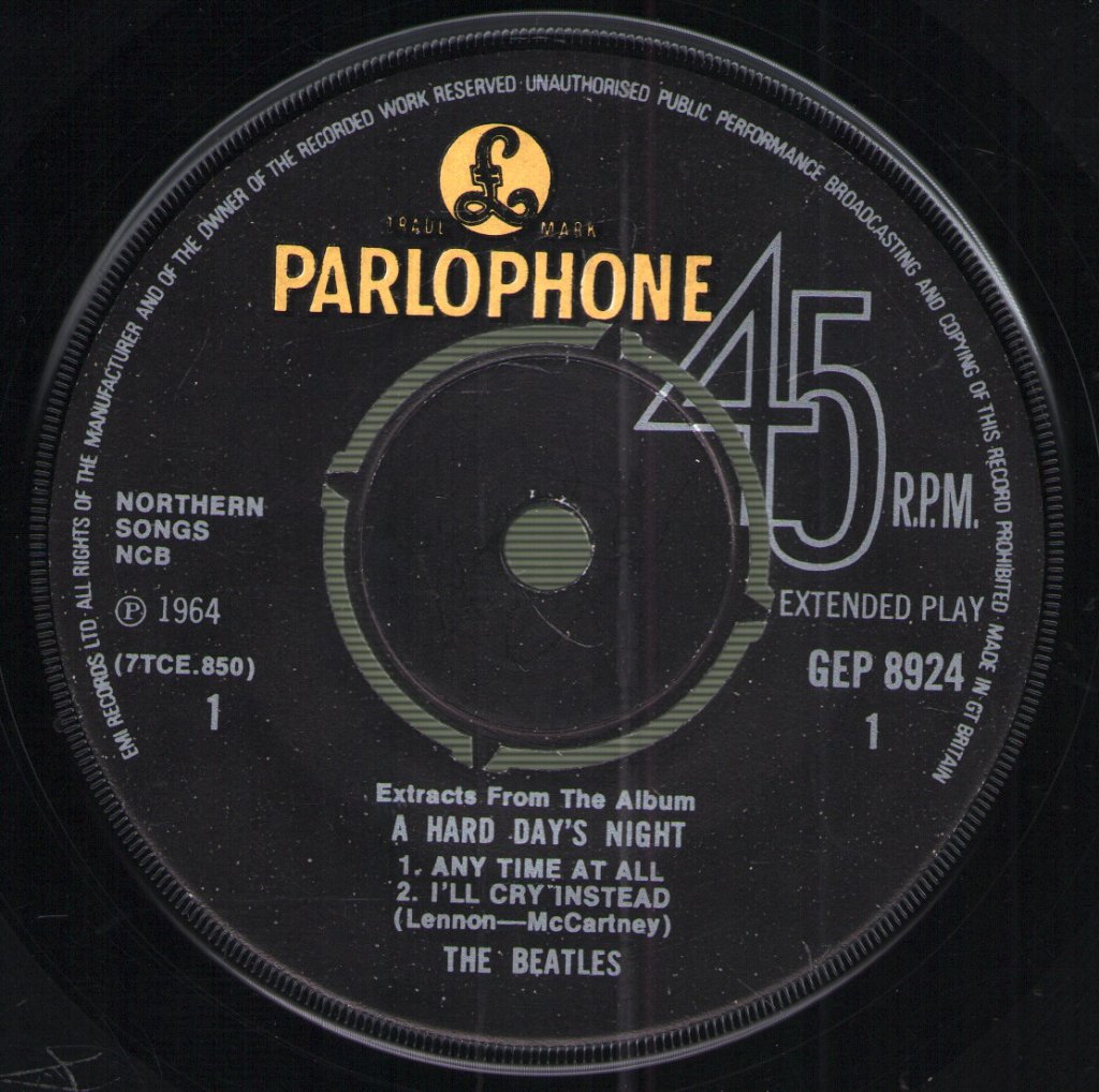 Beatles - Extracts From The Album A Hard Day's Night - 7 Inch