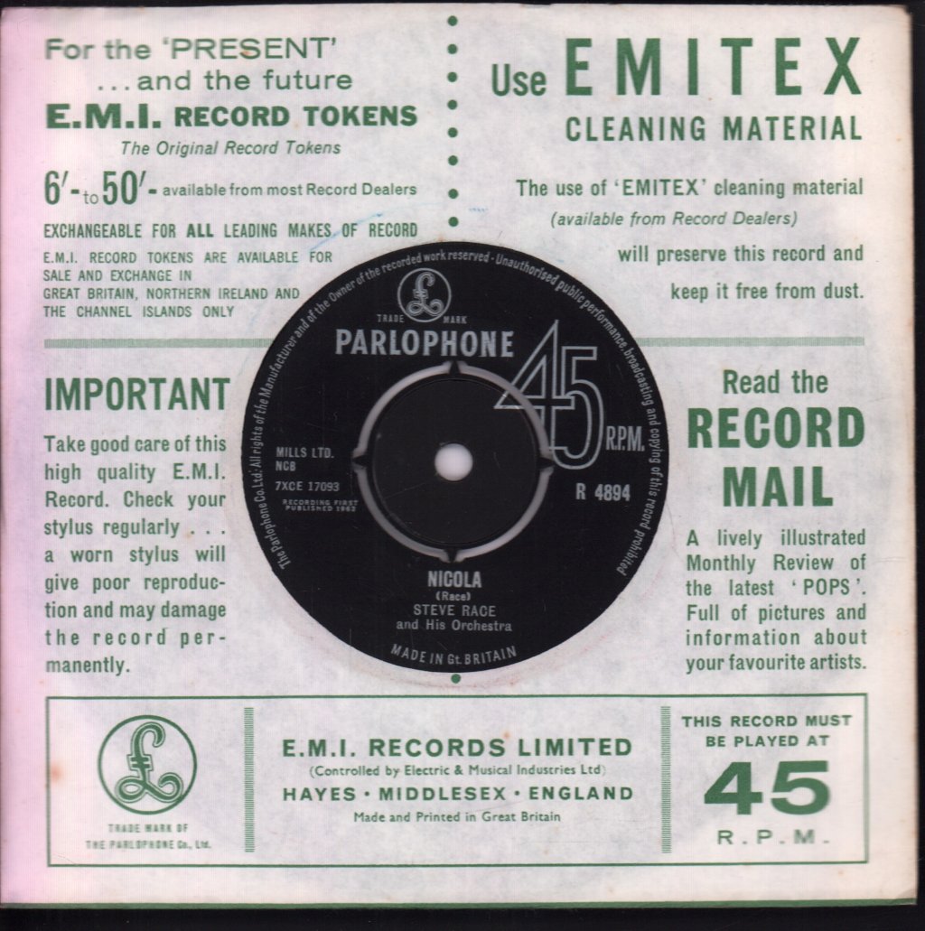 Steve Race - Ring Ding - 7 Inch