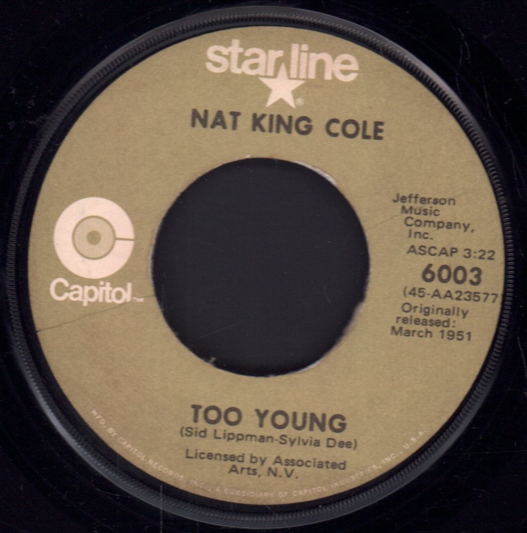 Nat King Cole - Mona Lisa - 7 Inch