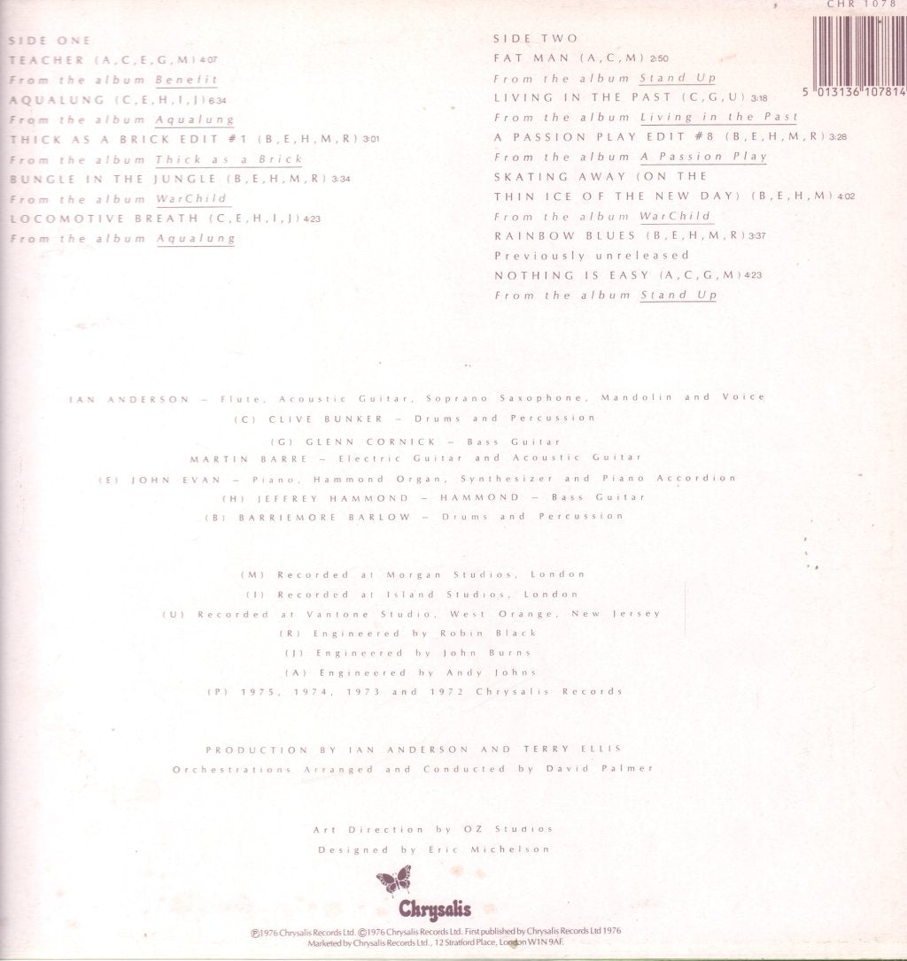 Jethro Tull - Mu - Best Of - Lp