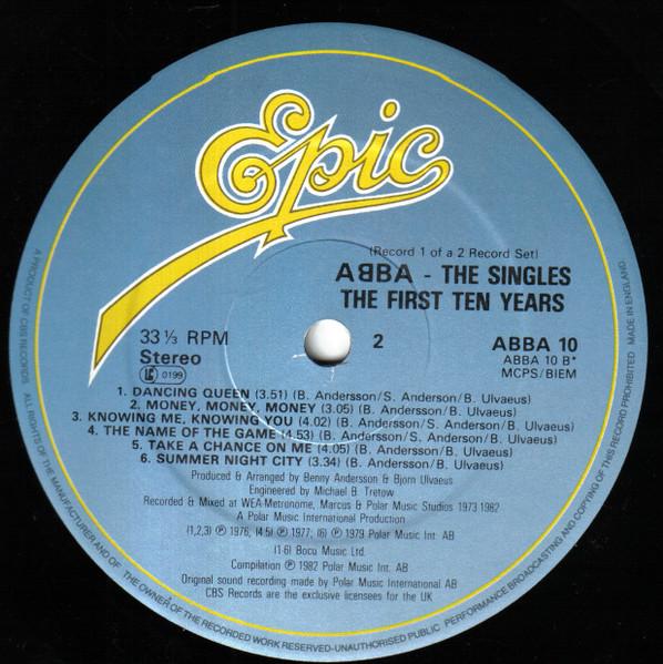 ABBA - Singles (The First Ten Years) - Double Lp