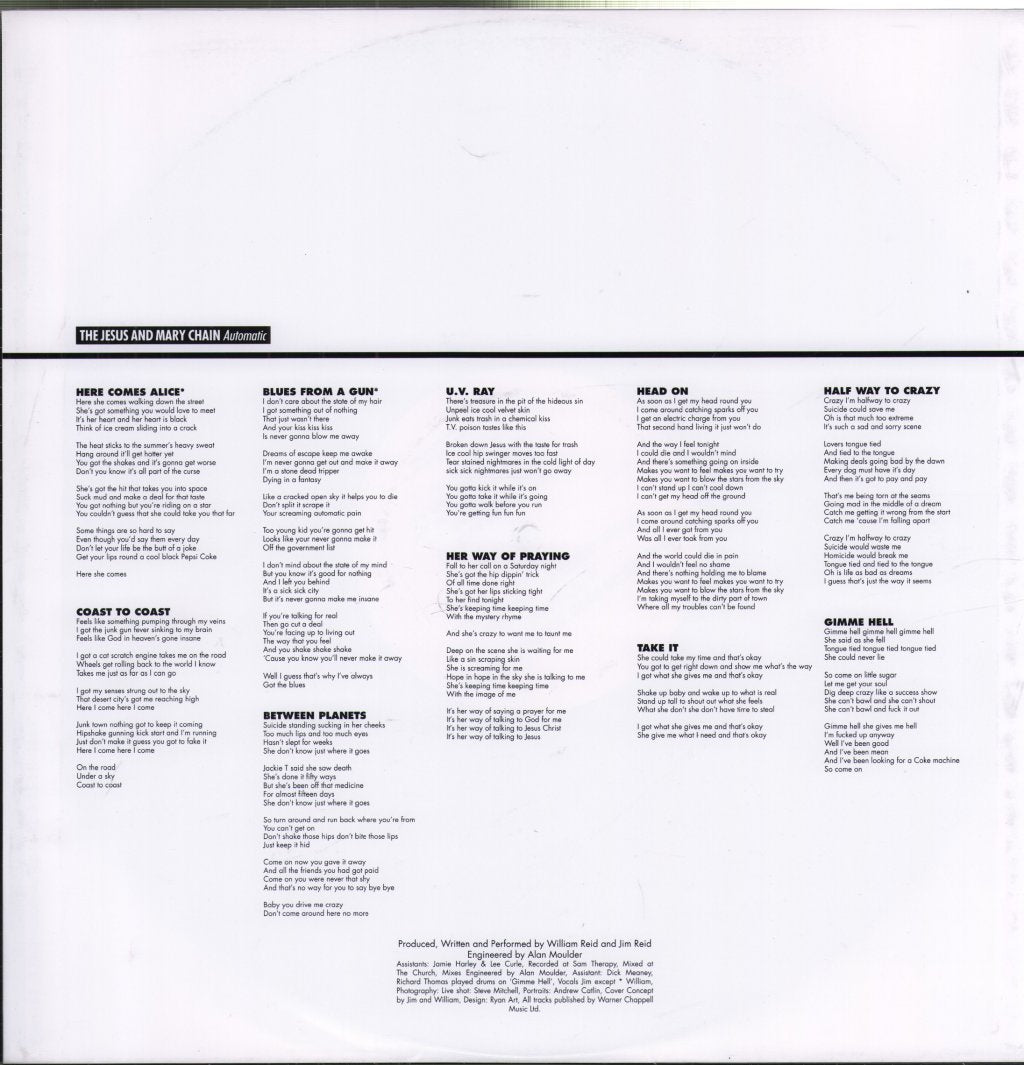 Jesus And Mary Chain - Automatic - Lp