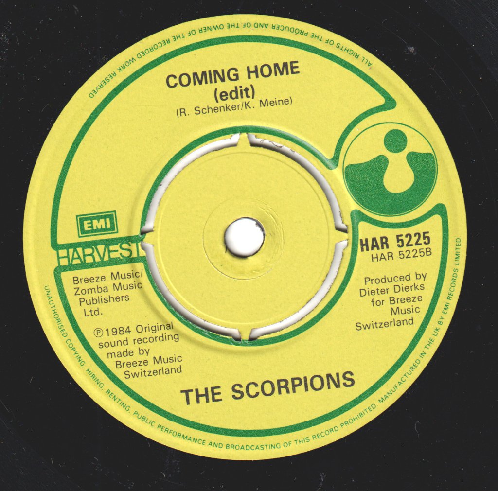 Scorpions - Rock You Like A Hurricane - 7 Inch