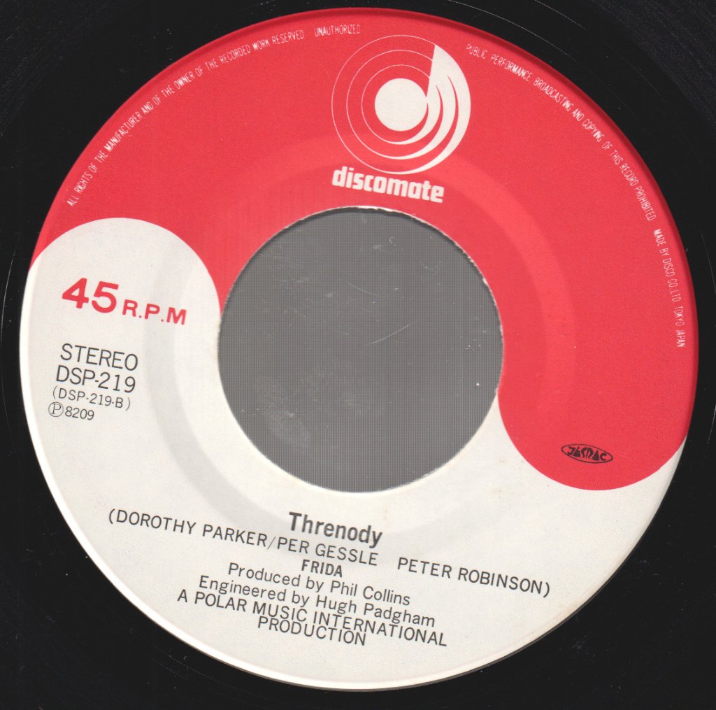 Frida - I Know There's Something Going On / Threnody - 7 Inch