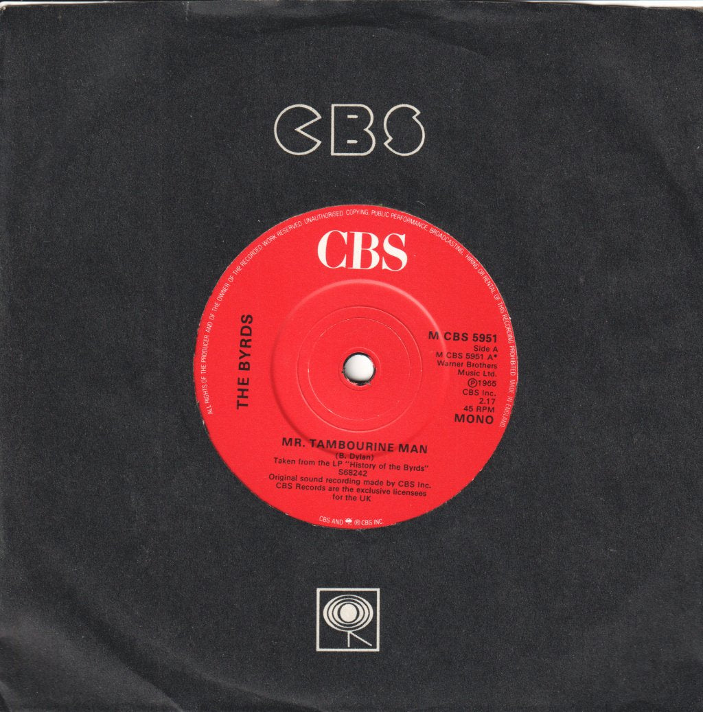 Byrds - Mr Tambourine Man - 7 Inch