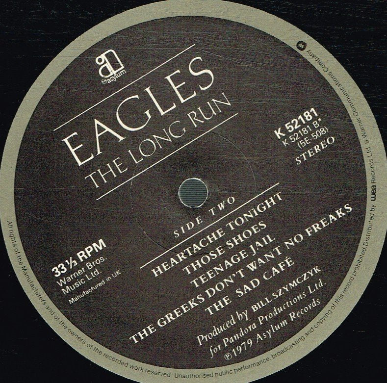 Eagles - Long Run - Lp