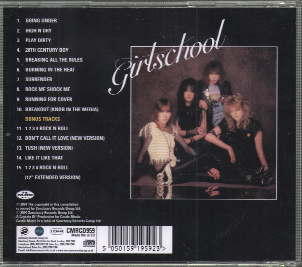 Girlschool - Play Dirty - Cd