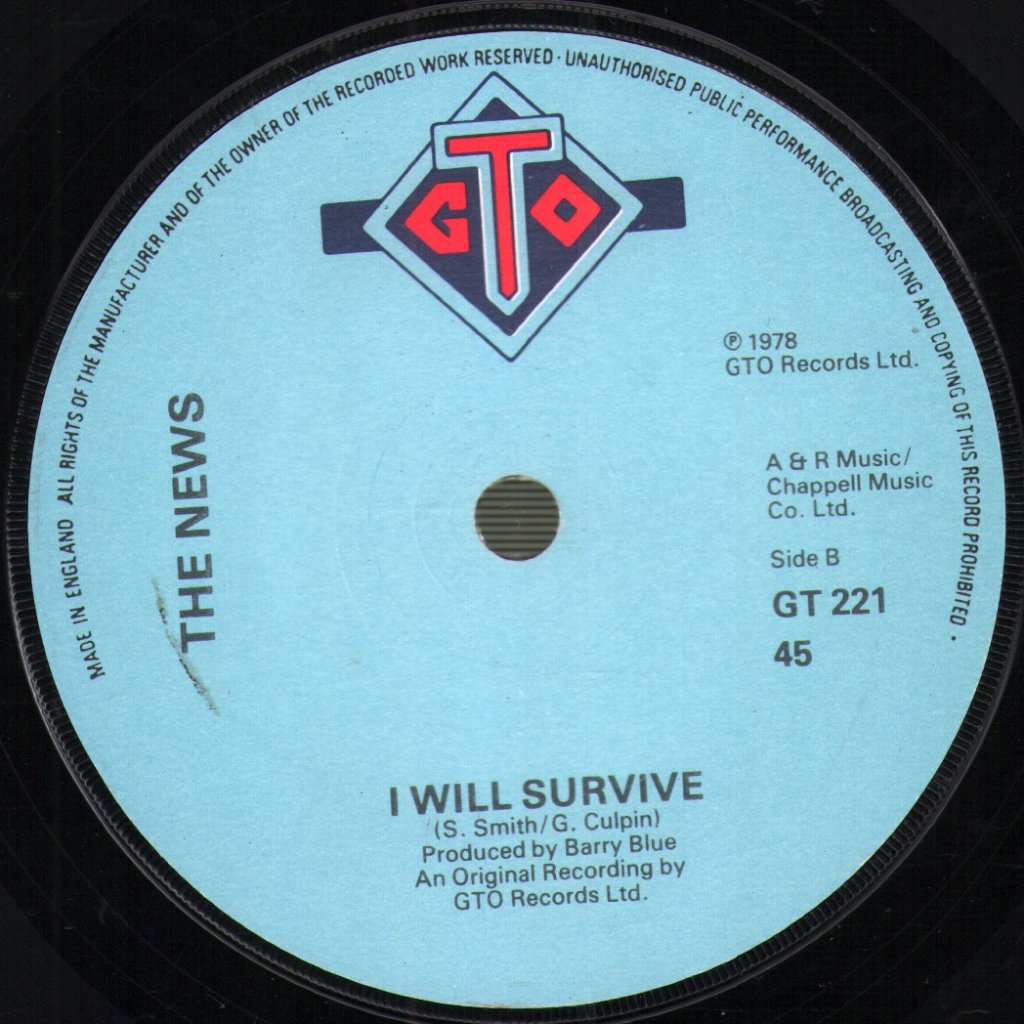 News (70'S Group) - Blue Thru - 7 Inch