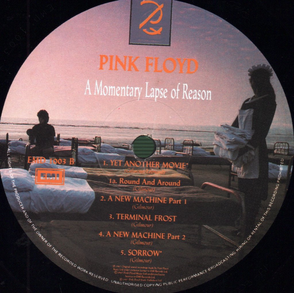 Pink Floyd - A Momentary Lapse Of Reason - Lp