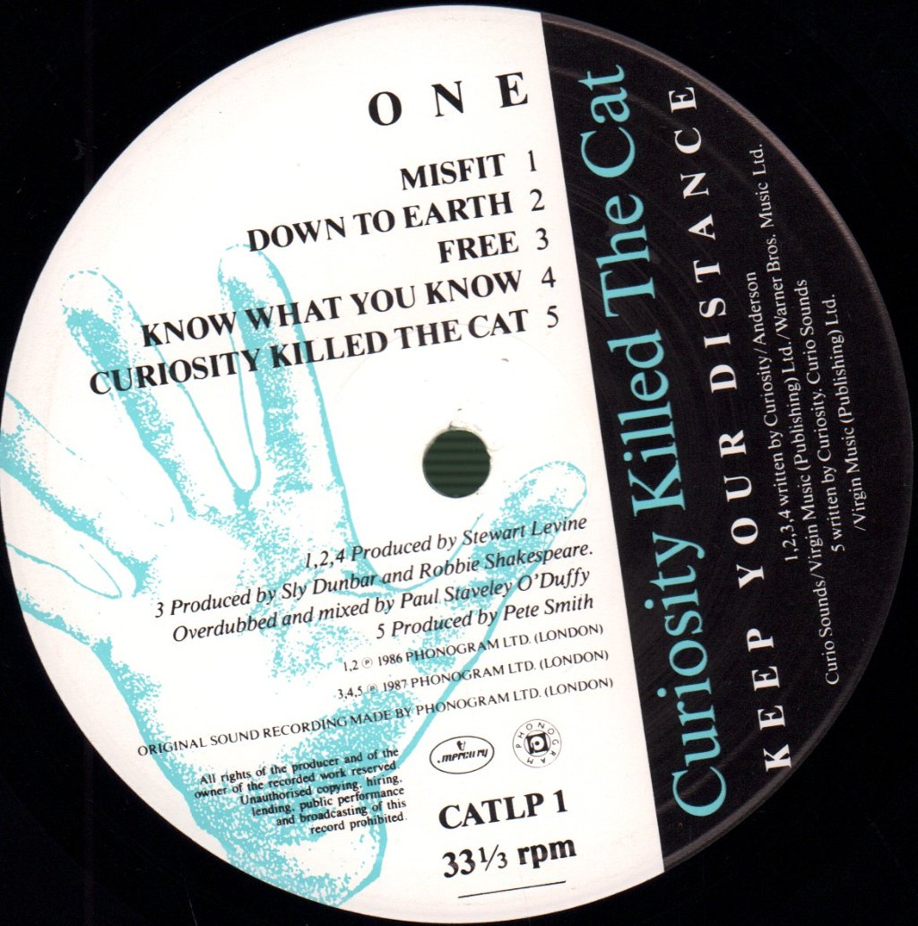Curiosity Killed The Cat - Keep Your Distance - Lp
