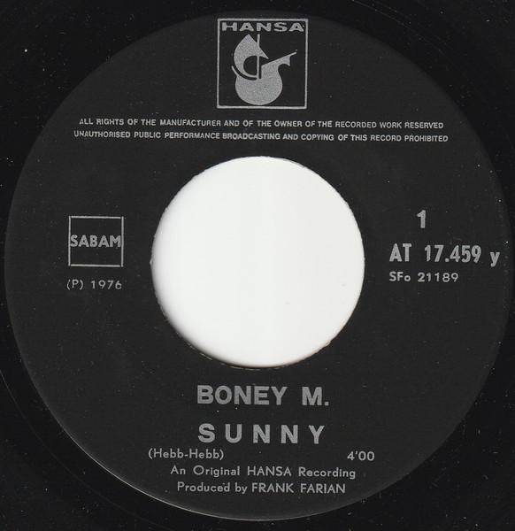 Boney M - Sunny - 7 Inch