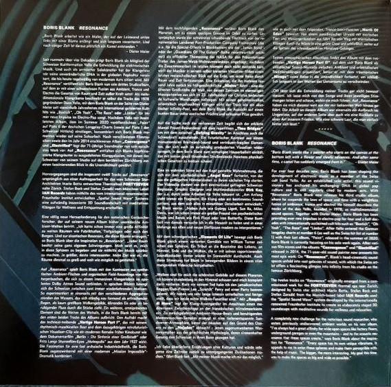 Boris Blank - Resonance - Double Lp