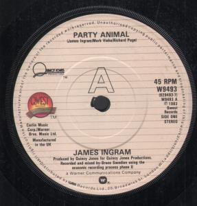 James Ingram - Party Animal - 7 Inch