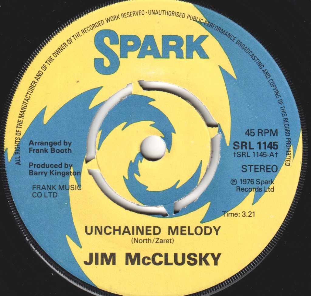 Jim Mcclusky - Unchained Melody - 7 Inch