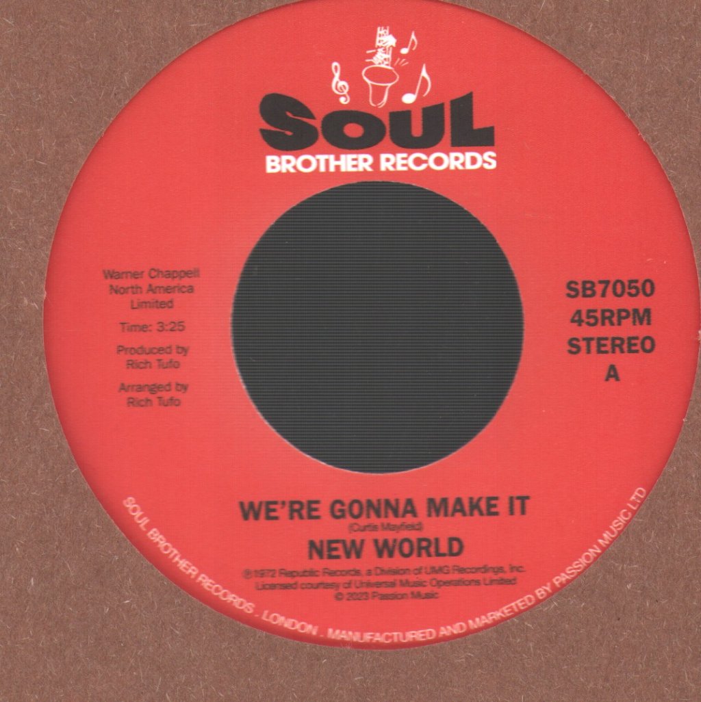 New World - We're Gonna Make It - 7 Inch