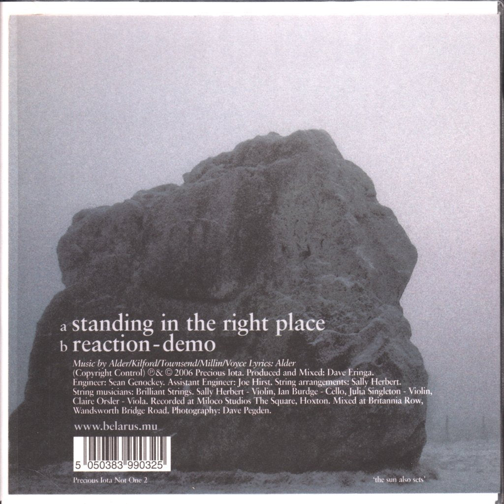 Belarus - Standing In The Right Place - 7 Inch