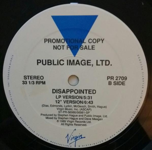 Public Image Limited - Disappointed - 12 Inch