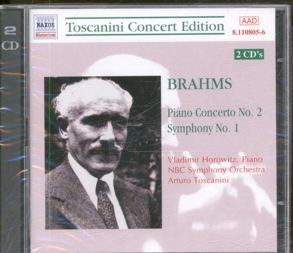 Vladimir Horowitz, NBC Symphony Orchestra - Brahms - Piano Concerto No. 2 / Symphony No. 1 - Double Cd