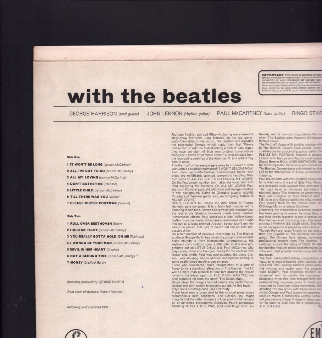 Beatles - With The - Lp