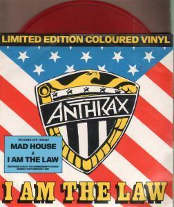 Anthrax (Metal Group) - I Am The Law - 7 Inch