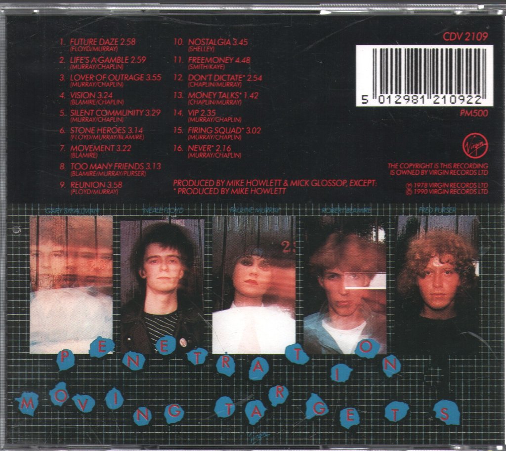Penetration - Moving Targets - Cd