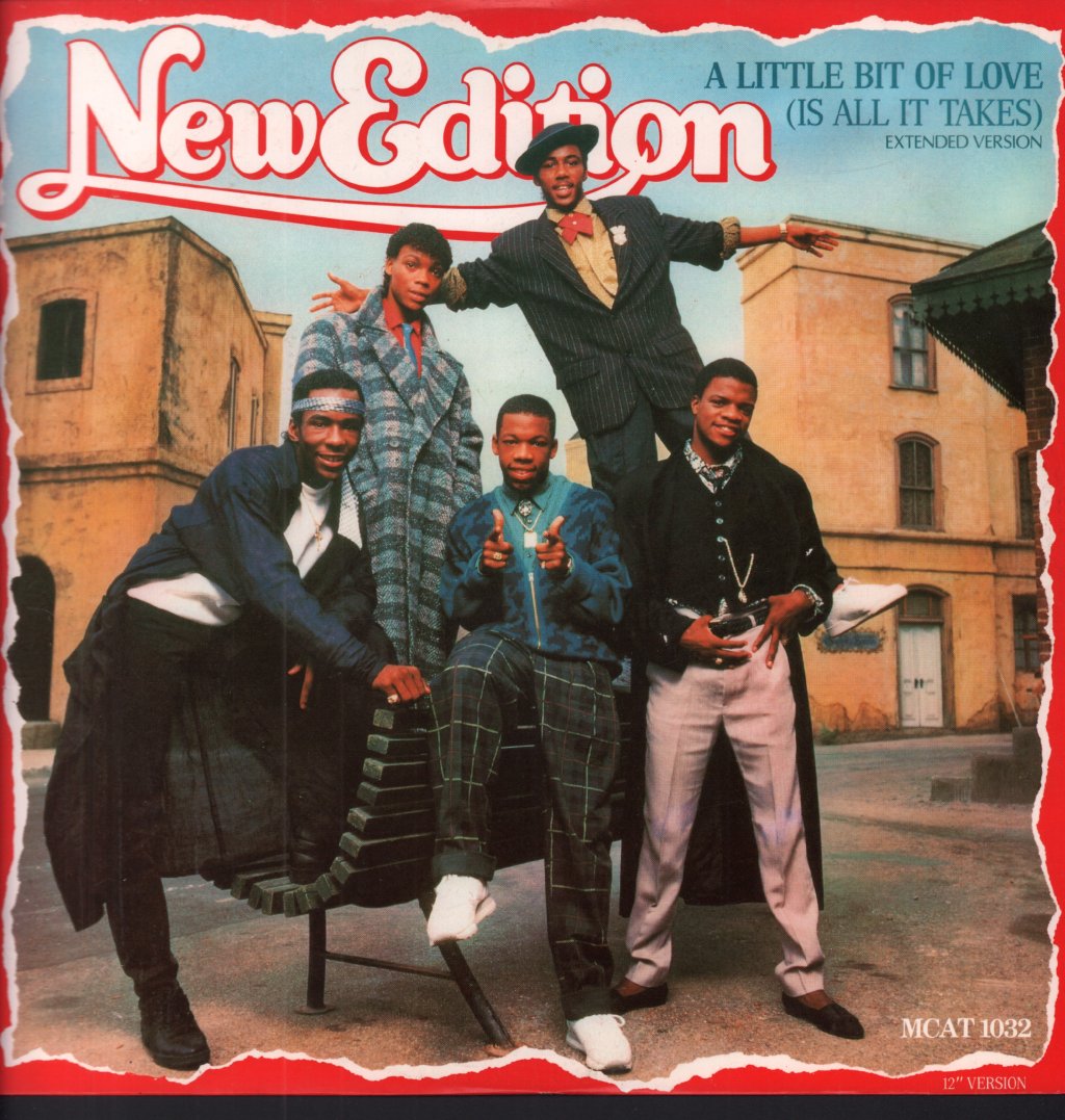 New Edition - A Little Bit Of Love Is All It Takes - 12 Inch