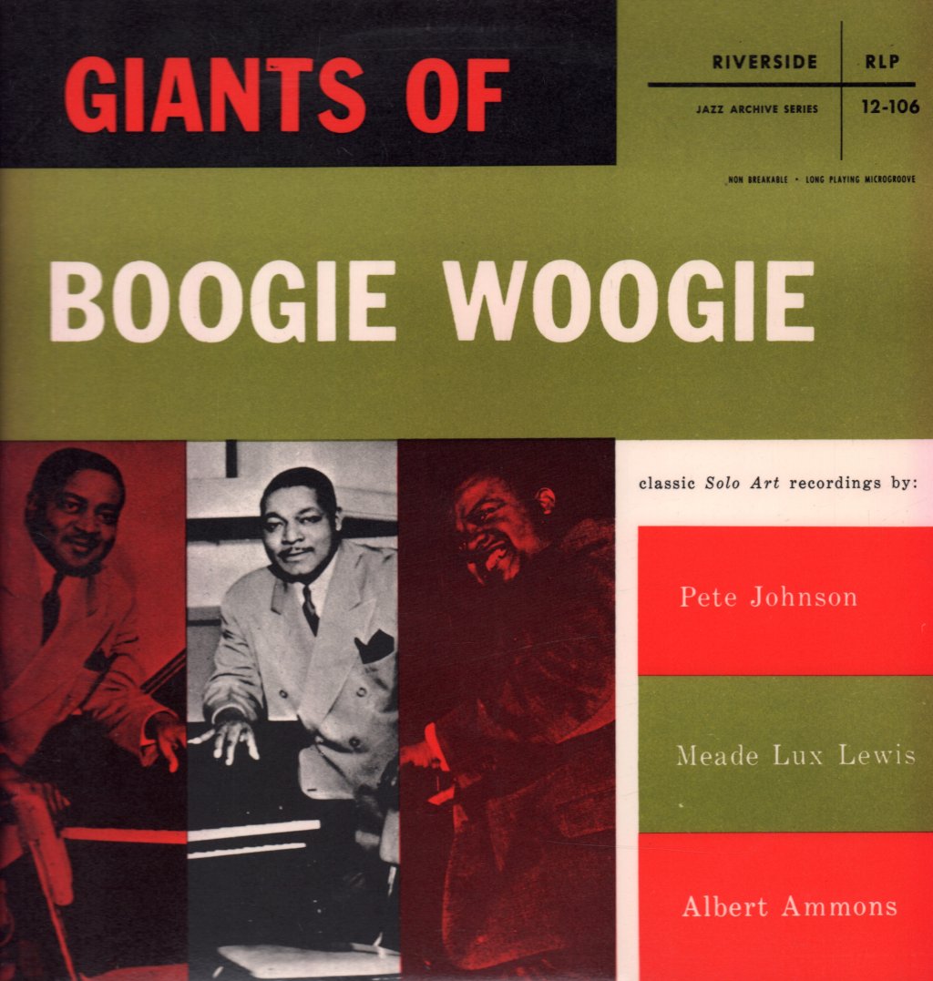 Pete Johnson Meade Lux Lewis Albert Ammons - Giants Of Boogie Woogie - Lp