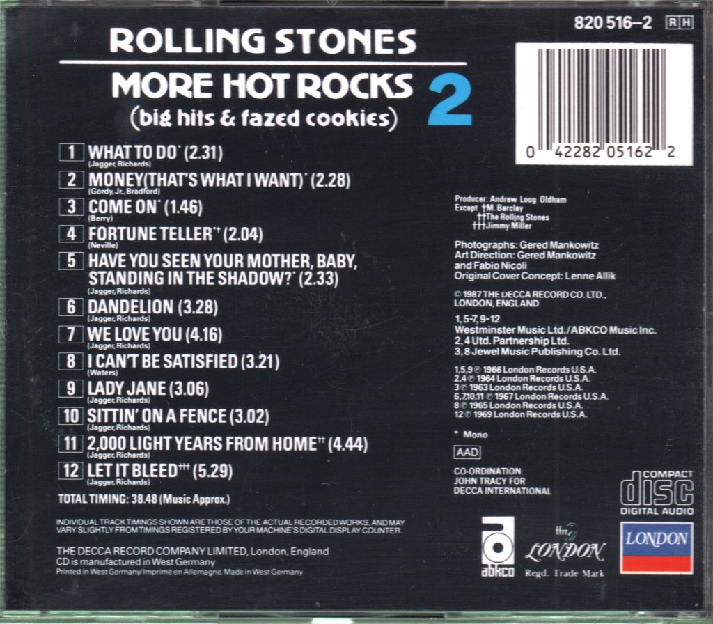 Rolling Stones - More Hot Rocks (Big Hits & Fazed Cookies) 2 - Cd