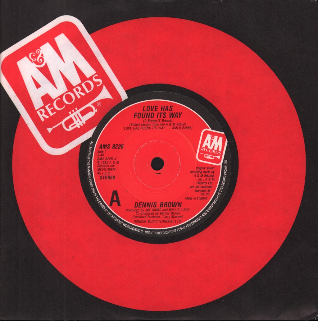 Dennis Brown - Love Has Found It's Way - 7 Inch
