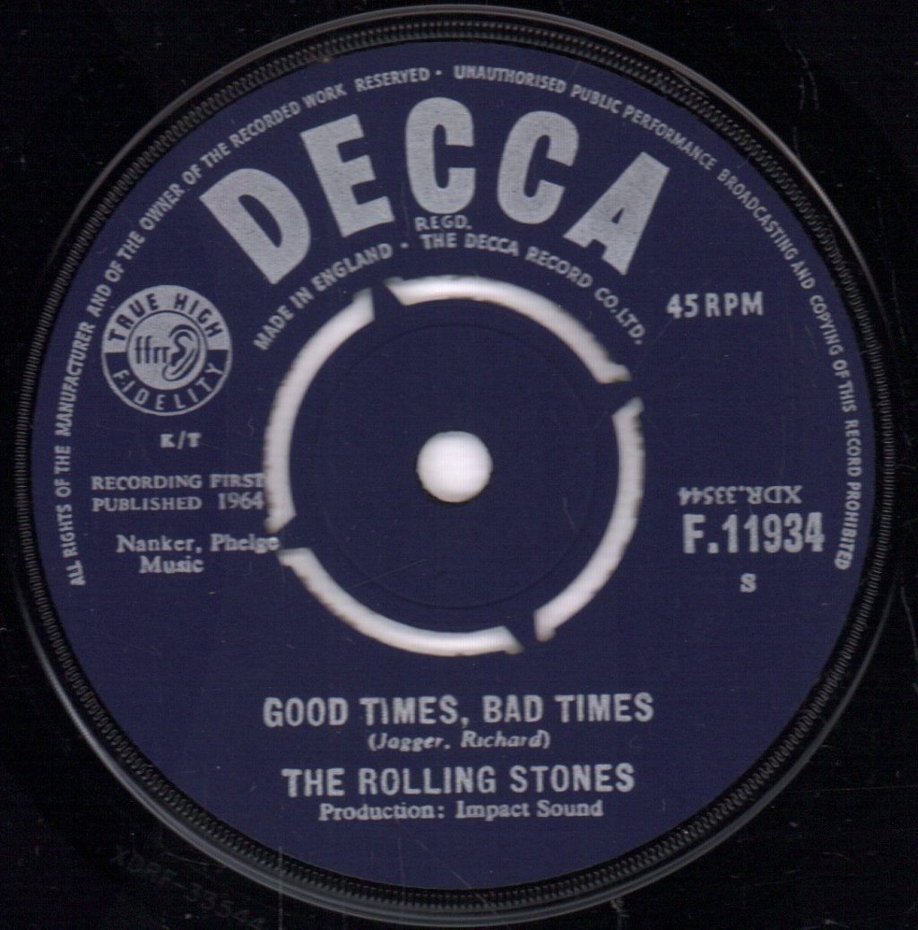 Rolling Stones - It's All Over Now - 7 Inch